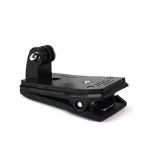 

360 Degree Rotary Hat Belt Backpack Clip Clamp Mount for Gopro Hero 4 3+ Hero 3 2 Skiing Action Camera Accessories