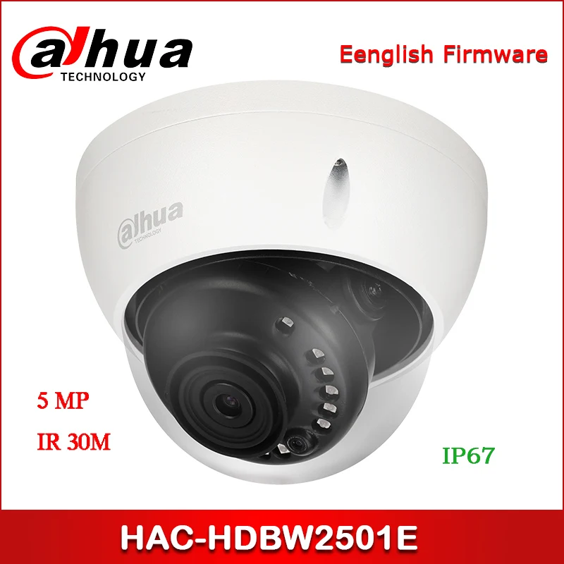 Dahua HAC HDBW2501E 5MP Starlight HDCVI ИК купольная камера аудио в интерфейсе CCTV камера|Камеры