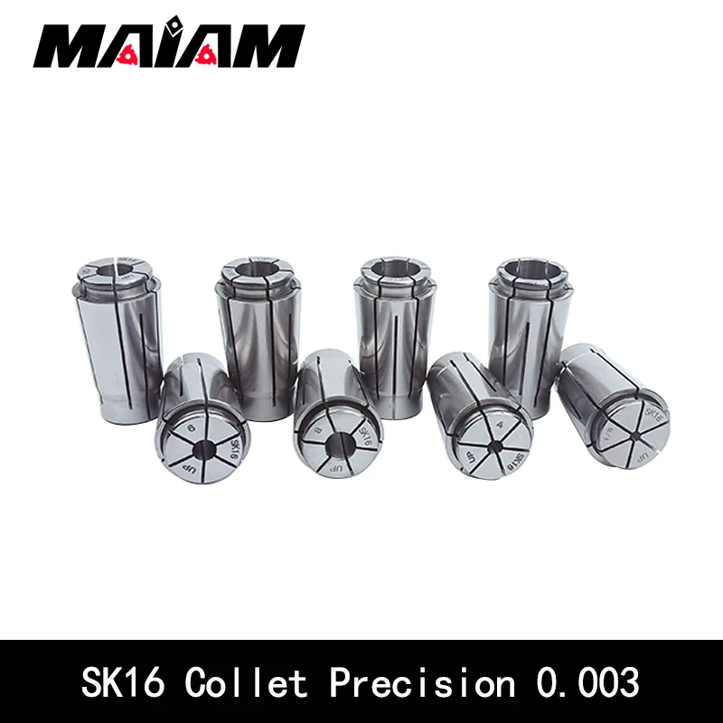 Sk16 Цанга высокой точности 0 003 цанговый sk патрон токарный станок с ЧПУ Фрезерный
