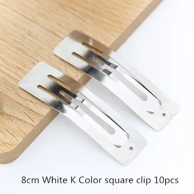Jewelry Making Supplies Craft Supplies 10pcs DIY Handmade Hair Accessories Jewelry Hairpin Oval Clip BB Clip Water Drop Hairpin