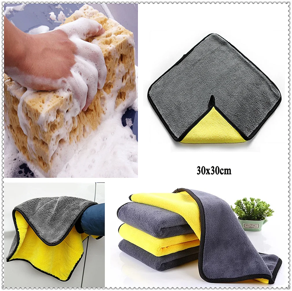 Car wash Washing Sponge Block Drying Towel FOR KIA RIO K3 K4 K5 Sportage SORENTO venga Hyundai Avante Sonata Santafe i20 i30