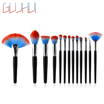 

13 PCS Blending Wooden Handle High End Make Up Foundation Cosmetic Eyebrow Eyeshadow Brush Makeup Beauty Brush Sets Tools