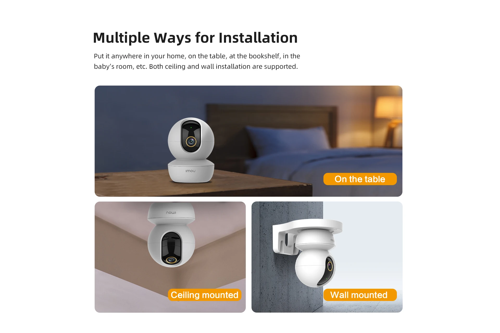 Dahua imou Ranger SE 2MP AI Human Detect Camera Baby Security Surveillance Wireless ip CCTV Indoor 4X Digital Zoom 1080P Camera
