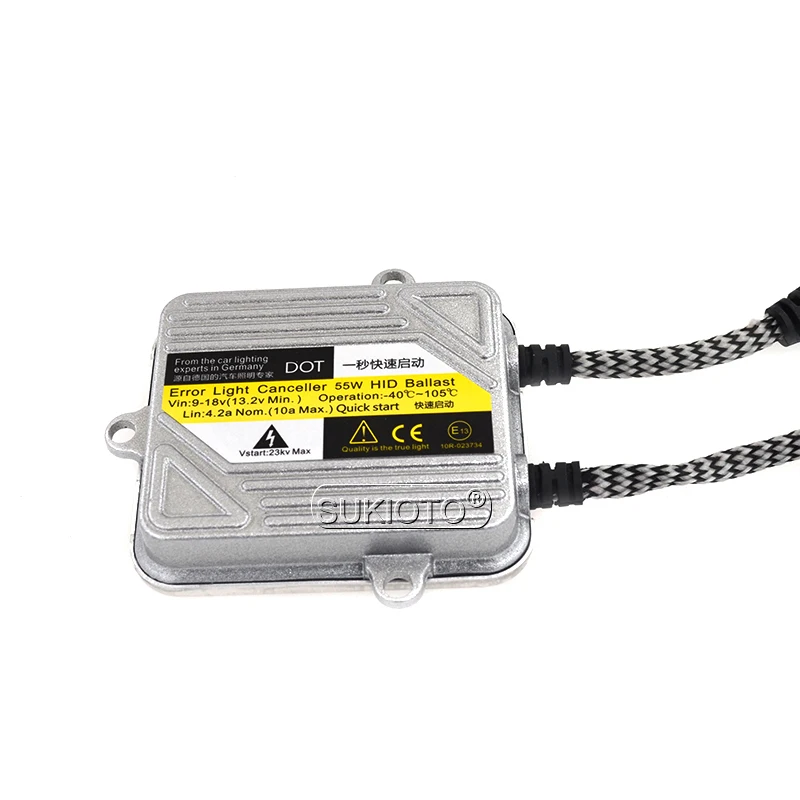 SUKIOTO DC 12V 55W Slim HID Xenon Ballast Digital Block Ignition For Car Light Conversion Bulb Kit Xenon H1 H4 H7 H11 9005 9006  (7)