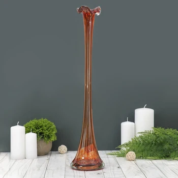 

Vase "Shining" red-manganese