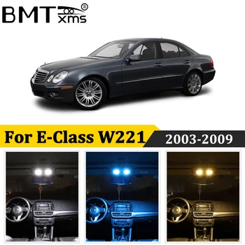 

BMTxms 26Pcs Car LED Interior Light License Plate Lamp Canbus For Mercedes Benz E class W211 S211 Sedan Estate Auto Accessories