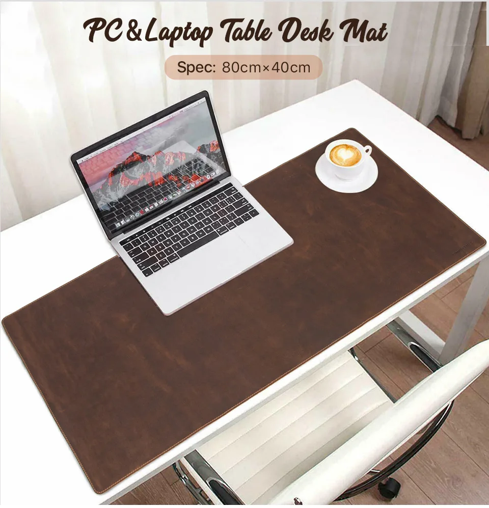 FAMÍLIA DE CONTATO-Couro De Couro Mouse Pad,