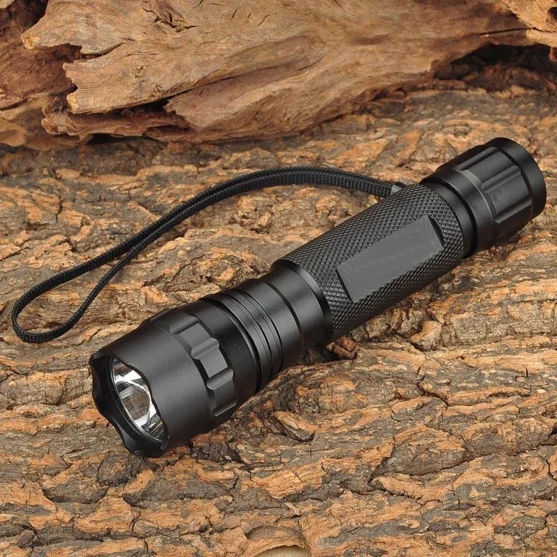 

Power High WF-501B 800Lum XM-L T6 1 or 5 Mode White Light Lantern Torch 18650 WF501B Waterproof Camping Tactical LED Flashlight