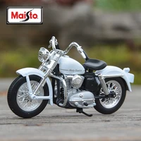 Maisto 1:18 Harley-Davidson 1952 K Model Die Cast Vehicles Collectible Hobbies Motorcycle Model Toys 1