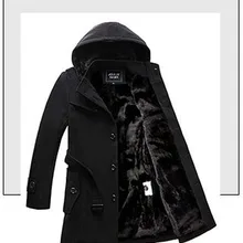 Зимний тренчкот для мужчин, модное длинное пальто для мужчин, шерстяное пальто отличного предложения, плотная одежда для мужчин 4XL Размер SA-8