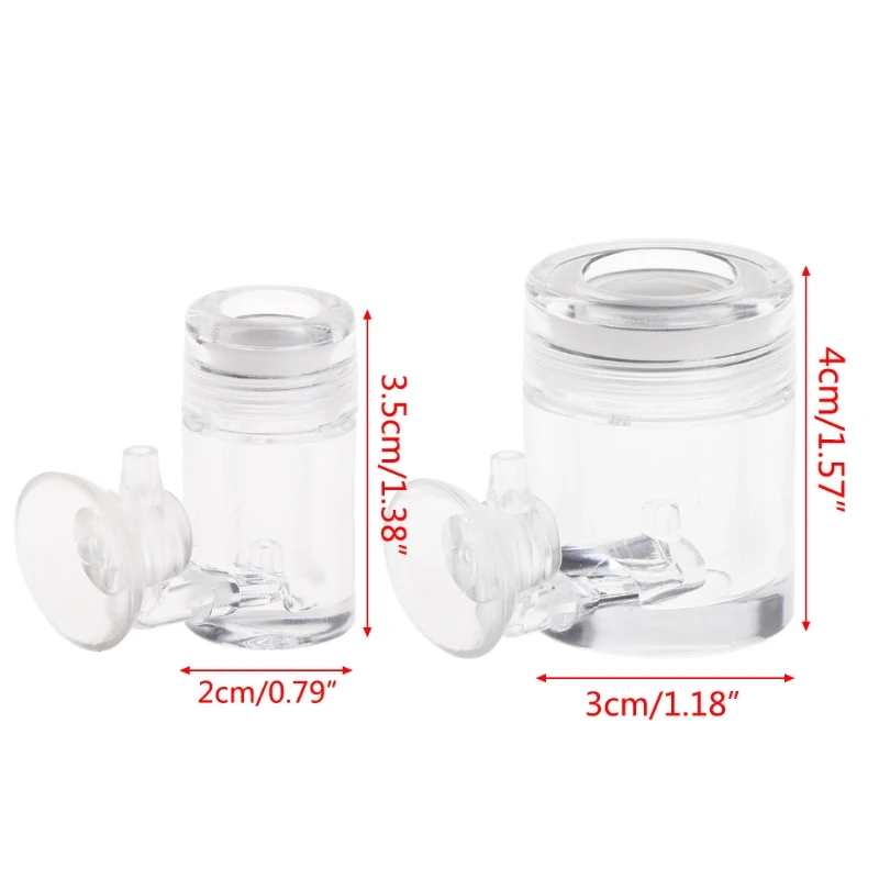 СО2 диффузор с пузырьковой стойкой акриловый аквариум водный завод 2 размер