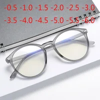 Retro Round Glasses For Sight Men Women Finished Myopia Eyeglasses  -1.5 -2 -2.5 -3 -3.5 -6 Reading +100 +150 +200 +250 +300 1