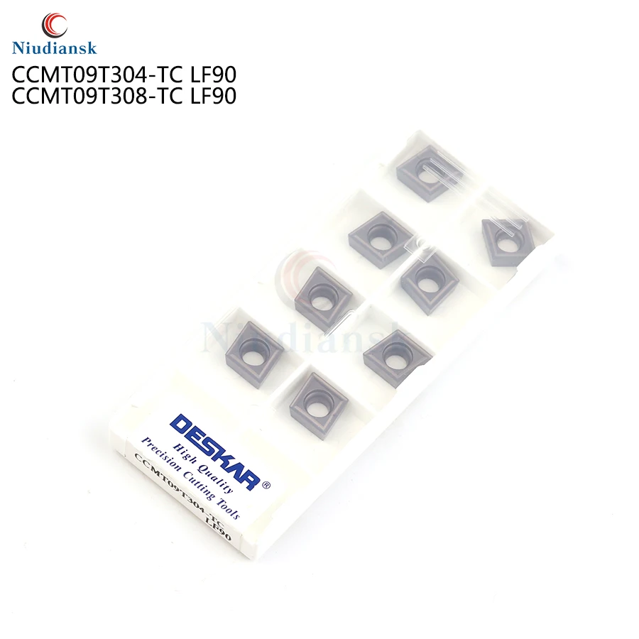 Токарный инструмент CCMT09T304 CCMT09T308 TC LF90 100% оригинальный карбидный токарный станок