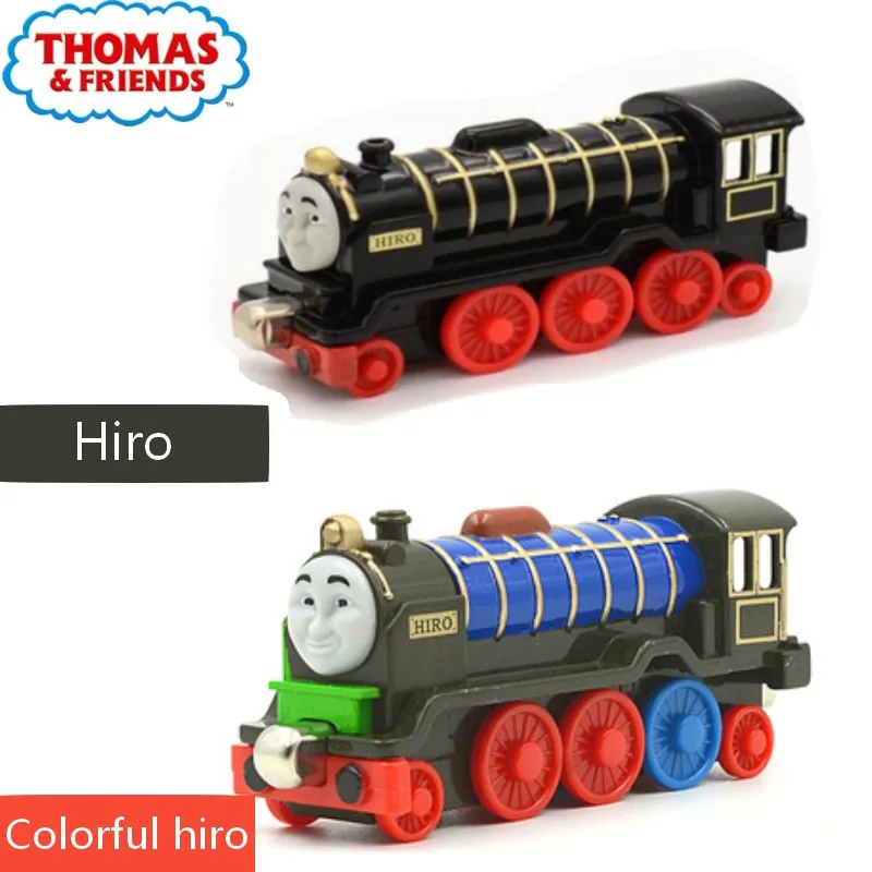 Томас и друзья, 1:43, джорджтайн, модель, металл, пластик, магнитный трек, автомобиль, игрушки для детей, рождественский подарок - Цвет: Hiro colorful Hiro
