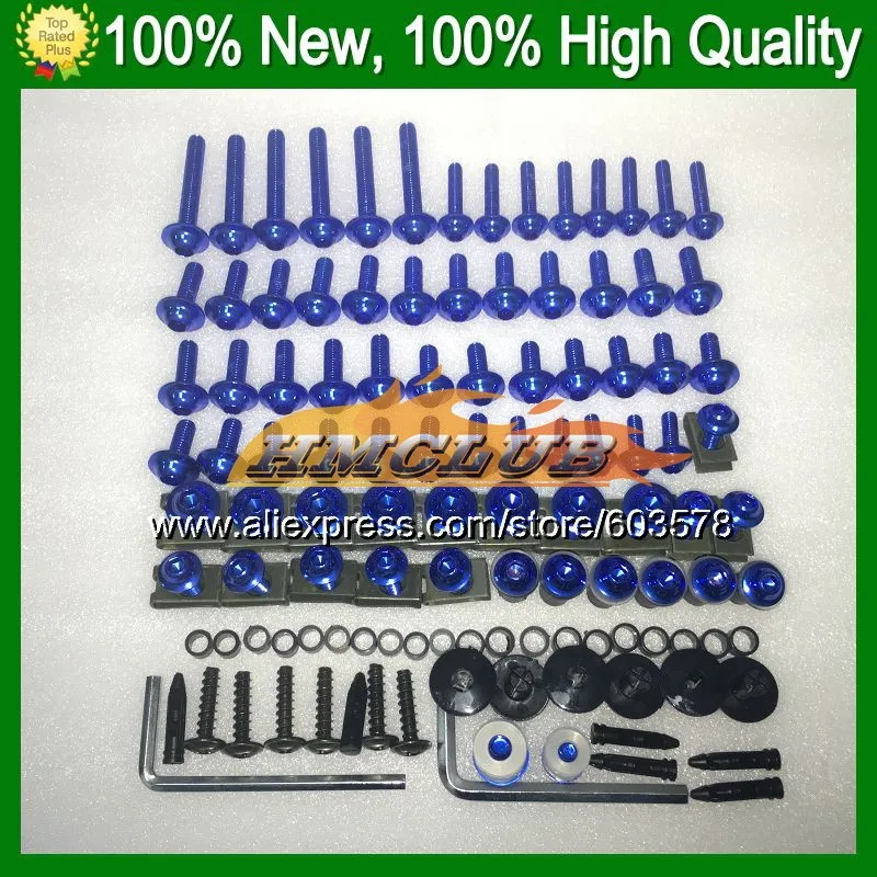 

Fairing bolts full screw kit For YAMAHA YZF600R 1996 1997 1998 1999 00 YZF 600R 2002 2003 2004 2007 CL63 Nuts bolt screws Nut