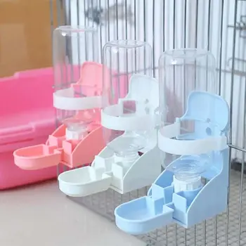 

Cat Dog Multi-function Dispenser Pet Cage Automatic Water Drinker Rabbit Small Pets Hanging Drinking Bottle
