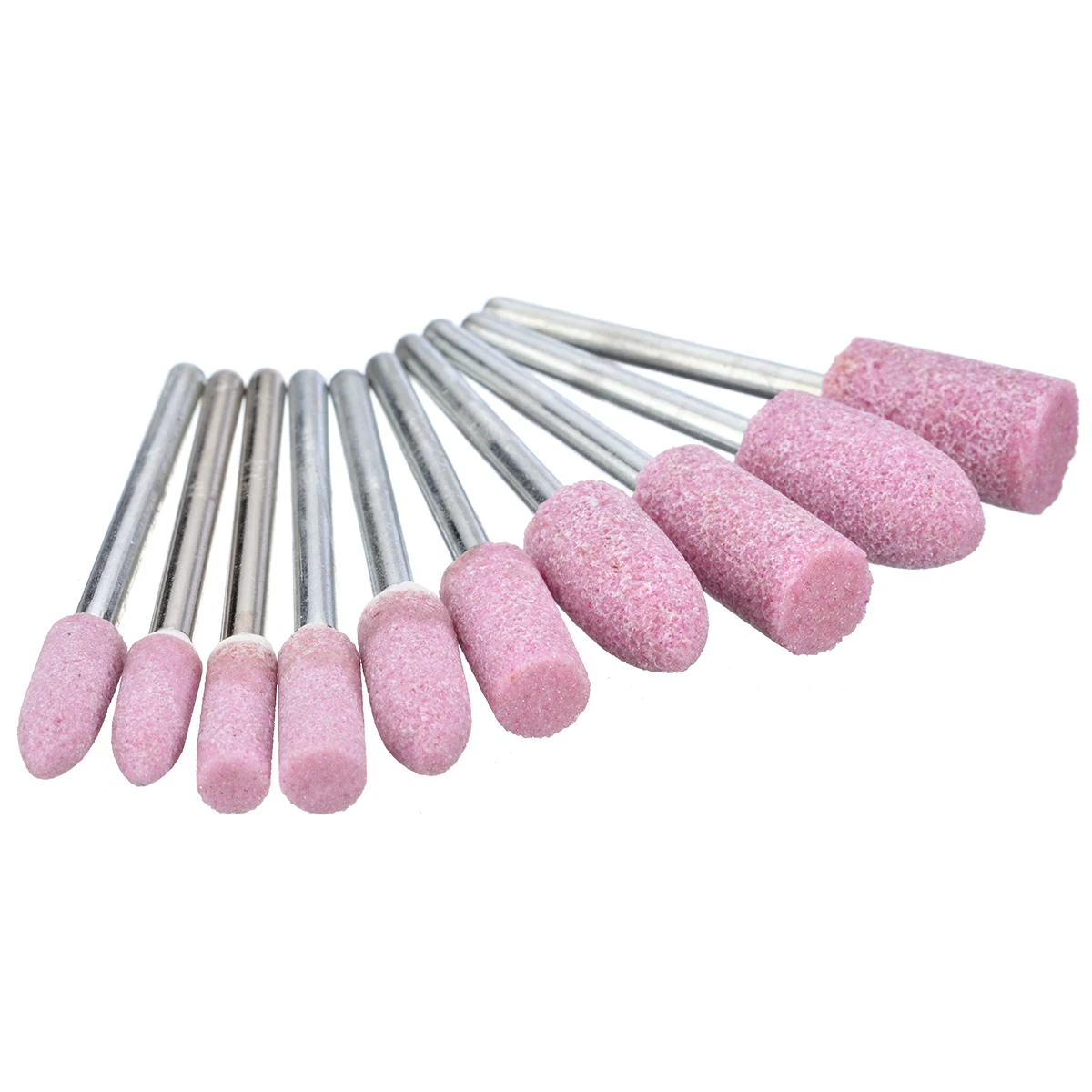 4/5/6/810mm10pcs абразивный установленный камень роторный инструмент 1/8 &quotдля