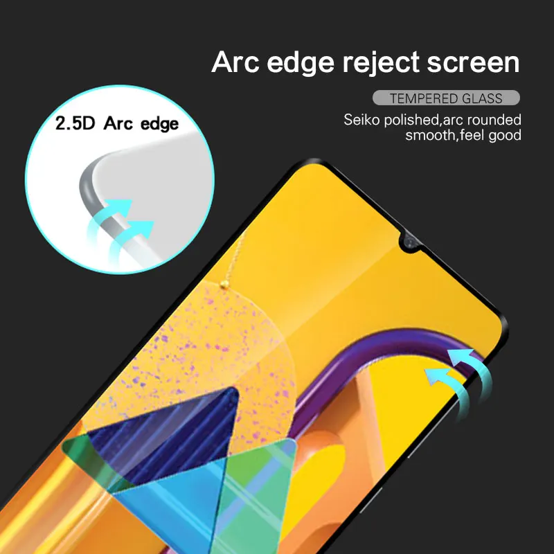 Закаленное стекло для samsung Galaxy M30S, защитная пленка на весь экран для samsung Galaxy a51 a71 M30S, закаленное защитное стекло