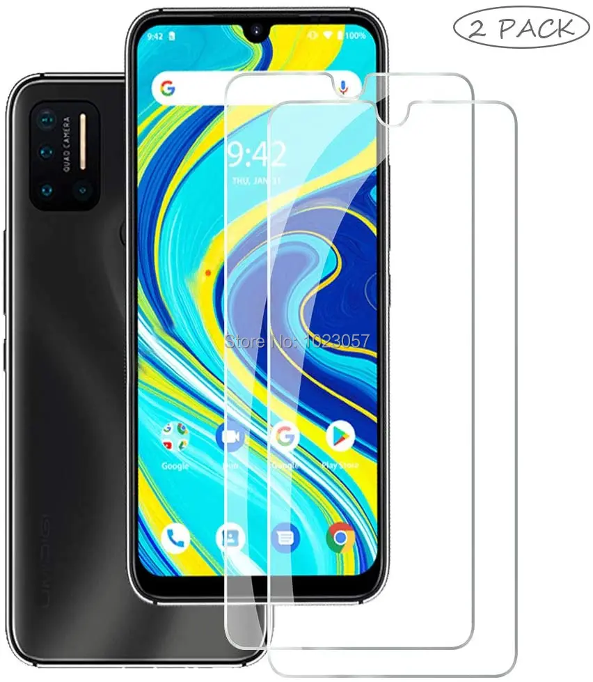 2 шт. закаленное стекло для UMIDIGI A7 Pro Защитная пленка экрана твердость 9H Umi переднее