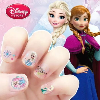 

Disney Princess Nail Sticker Children Baby Kids Makeup Toys Disney Frozen Elsa Anna Sofia Snow White Mickey Minnie Sticker Gift