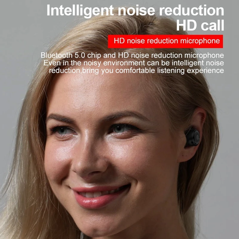 Оригинальные беспроводные bluetooth наушники OVEVO Q63 Автоматическое Сопряжение HD