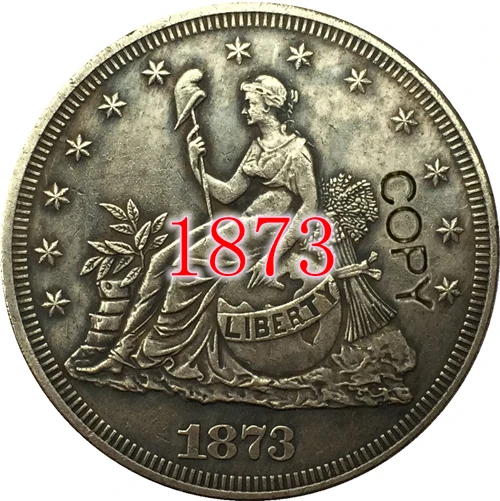 США 1873 копия доллара монеты | Дом и сад