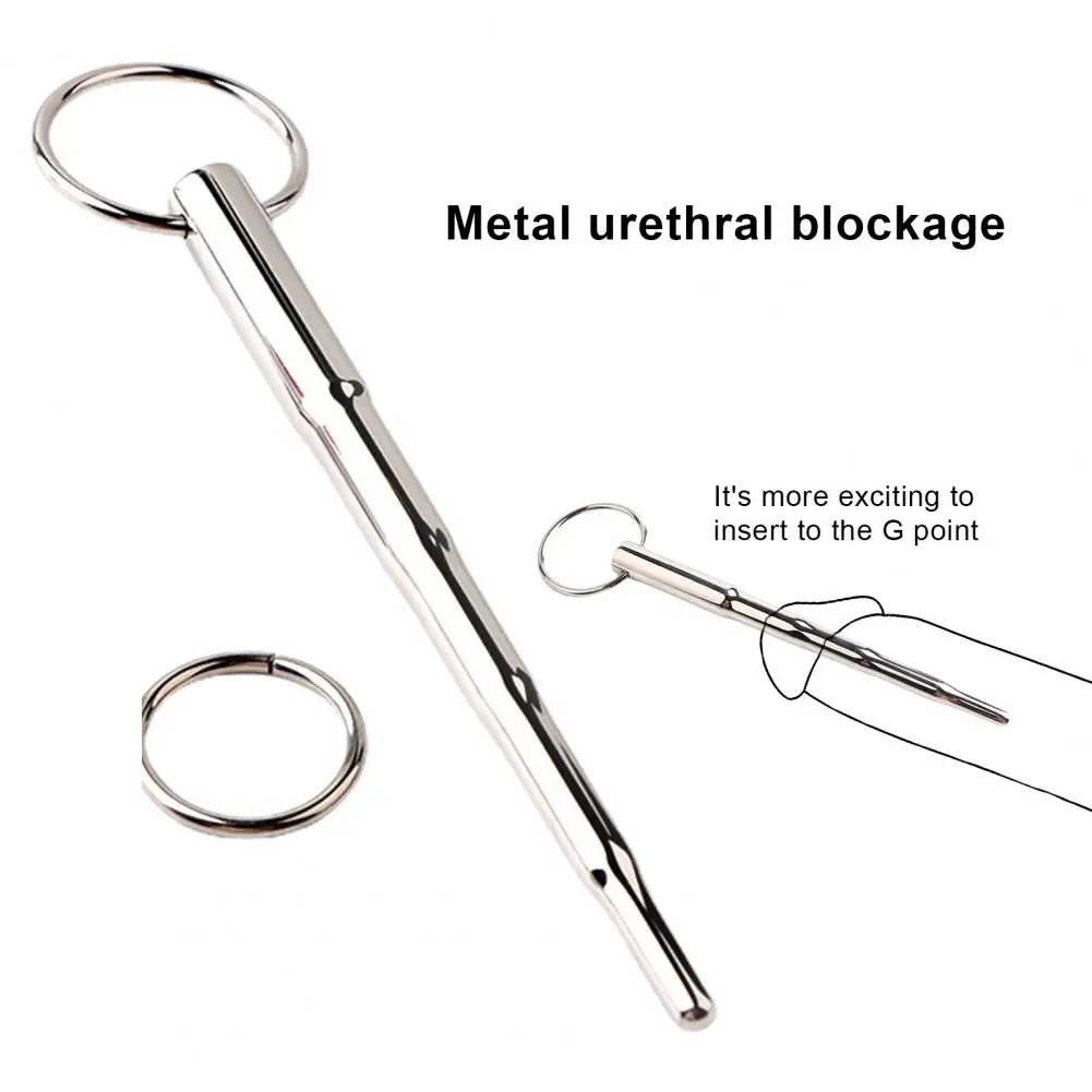 Urethral Tube Rod Universal Convenient Metal Penis Plug Male Sex Catheter for Bedroom urethral dilator silicone urethral dilator