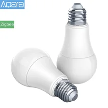 Original Aqara bombilla Zigbee versión inteligente bombilla LED con mando a distancia para Xiaomi Mijia Mi casa APP Homekit Gateway