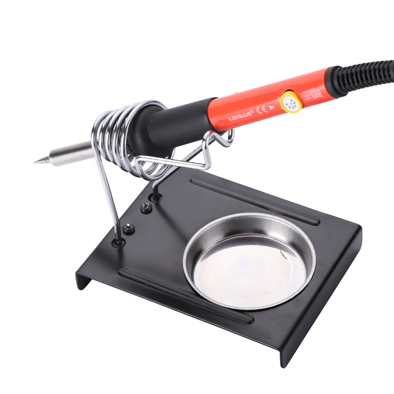 Soldering Iron Gun Stand Holder Support Station Metal Steel Plate Base