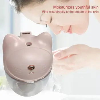 

Portable Mini Ultrasonic Air Humidifier Cute Cat Claw Cup USB Desktop Aroma Essential Oil Diffuser with LED Night Lamp