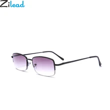 Zilead Мужские Бизнес Солнцезащитные очки с диоптриями сплав затененные солнечные очки Prebyopia очки для вождения очки для мужчин и женщин