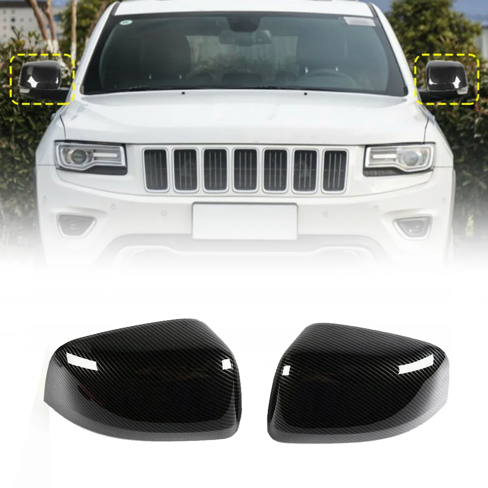 1 пара боковых зеркал заднего вида декоративная отделка для Jeep Grand Cherokee 11 16