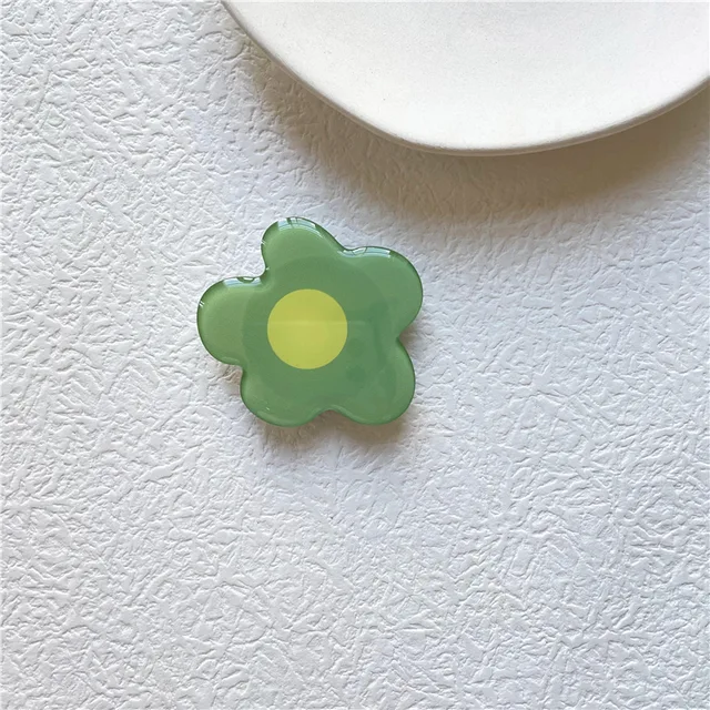 New Epoxy Resin Universal Fresh And Lovely Flowers Foldable Grip Tok Bracket Mobile Phone Ring Bracket Mobile Phone Accessories 9