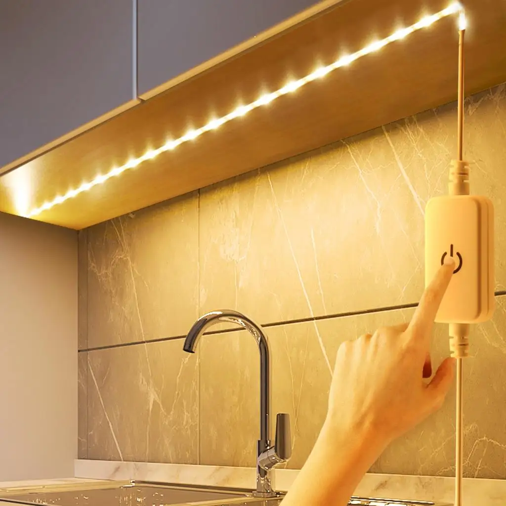 1m 2m 3m 4m 5m Dimmable Touch Sensor Switch DC12V LED Strip light