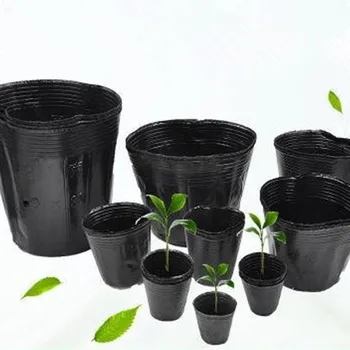 

Plant Nursery Room Pots Plants Garden Nursery Pots 5 Size Round Flower Seedlings Sowing Growing Pot Home Garden Planter 100pcs