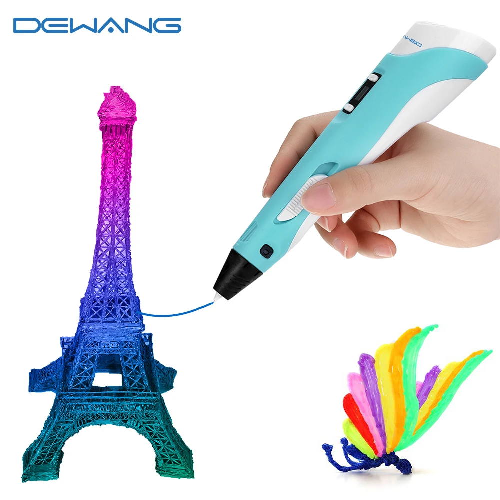 DEWANG-Bolígrafo de dibujo 3D para niños, con pantalla LCD, Compatible con filamento PLA ABS, juguetes para niños, regalo de cumpleaños, artesanía