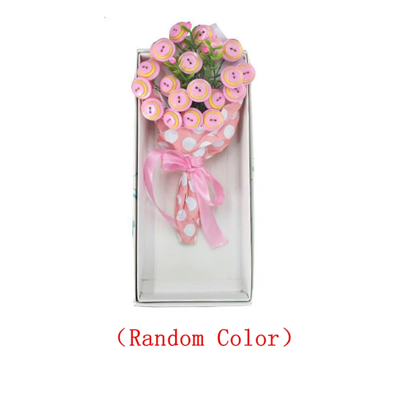 niu kou hua Random Детские игрушки поделки дети DIY искусственный букет цветов детский сад Раннее Обучение Образование игрушки Монтессори вспомогательный материал для обучения подарок ZXH - Цвет: niu kou hua Random