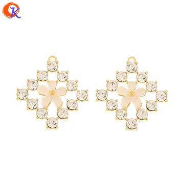 

Cordial Design 50Pcs 24*26MM Jewelry Accessories/Charms/Square Shape/Hand Made/Connectors/DIY Making/Earring Findings/Pendant