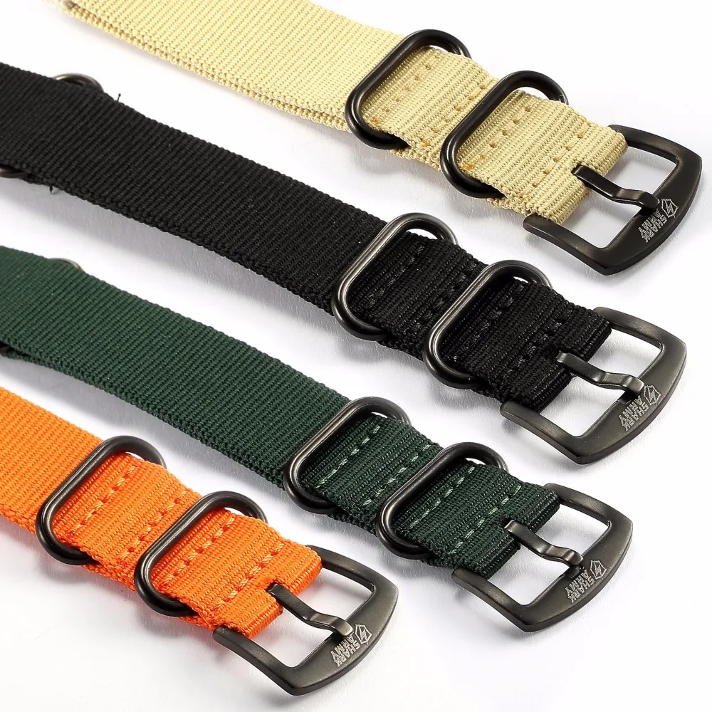 

Shark Watch Strap Brand 22mm Width 1pc Band Nylon Fabric Replacement Belt Watchband Comfortable Men Wrist Sport /WTL067-069