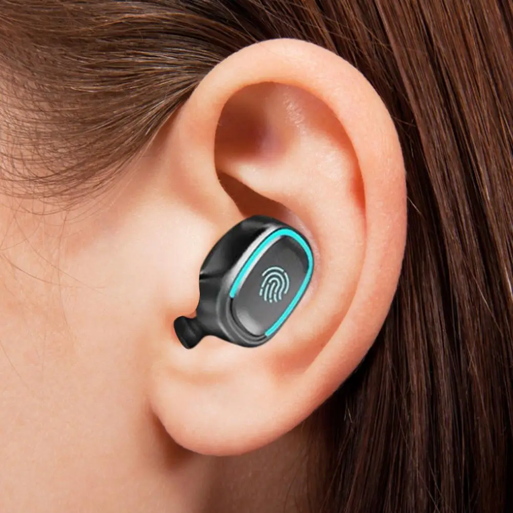 Wireless Earphones IPX6 Waterproof TWS Touch 3D Sound Earplug Is Built In with TWS Bluetooth 5 0 Headset with LED Display