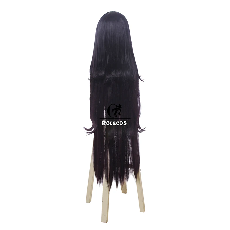ROLECOS аниме Dangan Ronpa 2 косплей парик Mikan Tsumiki женские длинные волосы 100 см фиолетовый