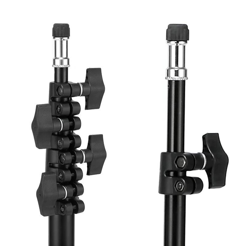 Selens Dobrável Suporte 220 cm - 7.2ft Photo Studio Equipamento Luz Mg-2200 - Image 4