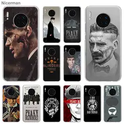 Peaky bliners логотип с крестом Чехлы для huawei mate 30 Pro mate 10 20 30 Lite Nova 5 5i Pro P30 Pro Жесткий Чехол