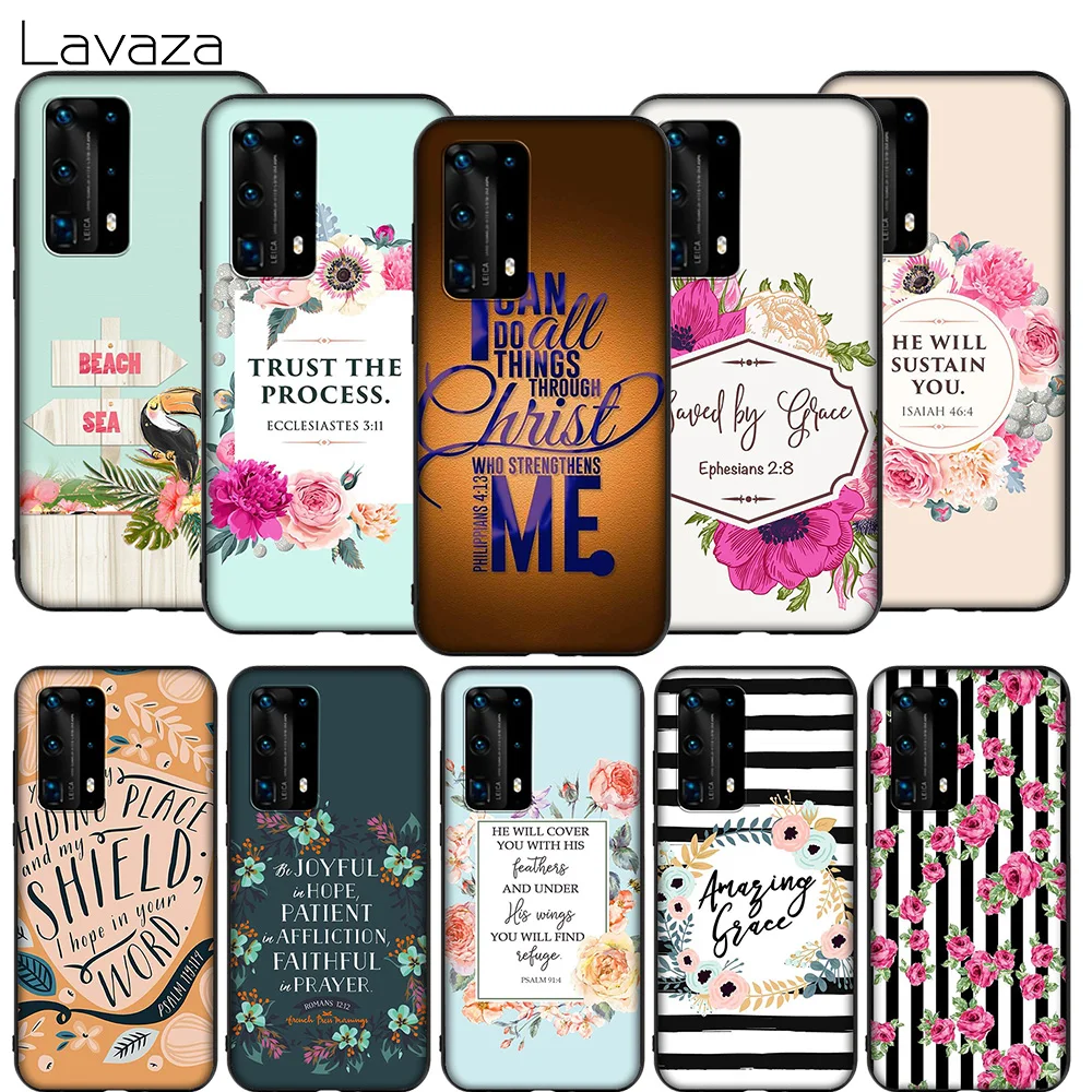 Чехол Lavaza с Иисусом Христа и христианскими цветами для Huawei P8 P9 P10 P20 P30 Y6 Y7 Y9 Lite Pro P