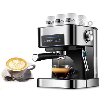 

Electric Espresso Machine Italian Coffee Machine Maker Semi Automatic Household 20bar Steam Type Milk Frother Touch Panel 220V