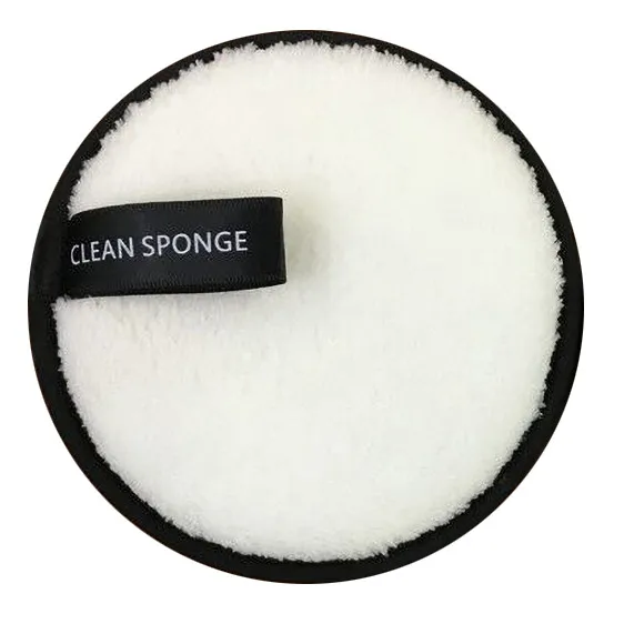 Make up Cotton pads Magic Beauty Clear Water Lazy reusable Makeup Removal Powder Puff Double-sided Very Fine Washable#401021