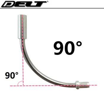 

90 degree Road MTB Mountain folding bike cycling cycle bicycle V brake wire tube cable guide 110 degree silver