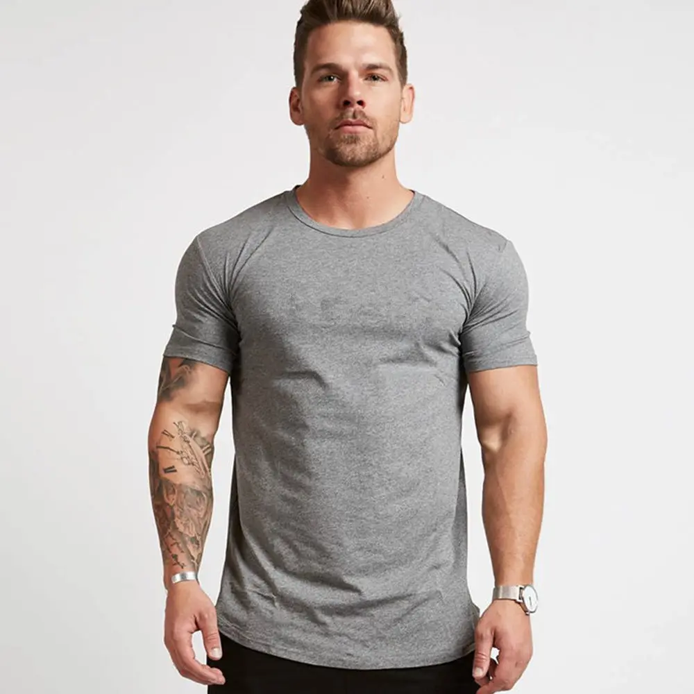 Bodybuilding Fitness Men’s Cotton Short Sleeve T Shirt - Men's Fitness ...