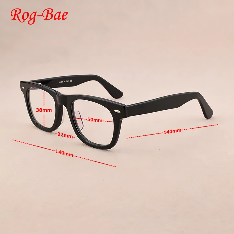 Оптический, ацетатный брендовая оправа для очков мужские и женские солнцезащитные очки оправа для очков декоративные близорукость прозрачные линзы Оптический Рецепт