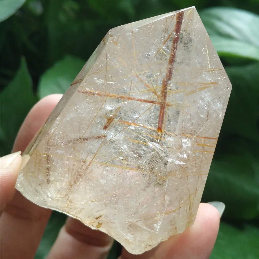 Кристаллический камень рутил камни айланда кристаллы Wicca Кристальный Пьер Naturelle